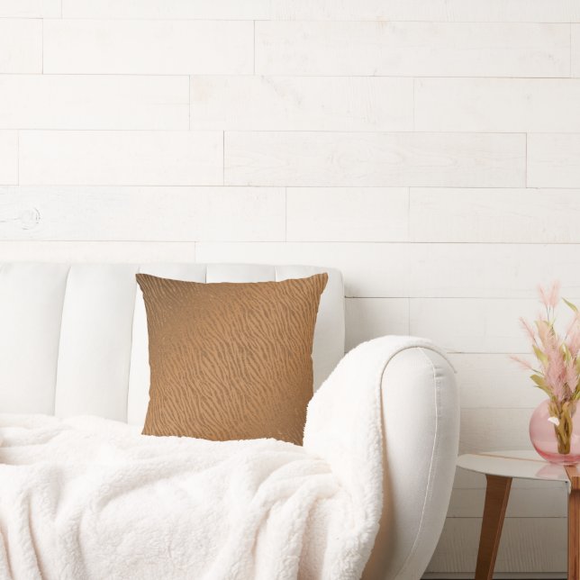 Djur Skriv ut Brown Glitter Glam Kudde (Soffa)