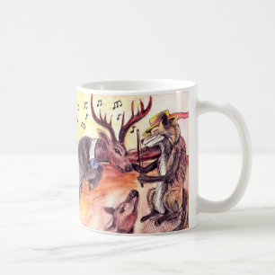 Djur som dansar kaffemugg
