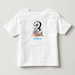 Djur som firar - Djurs födelsedagsålder Pojke Flic T Shirt