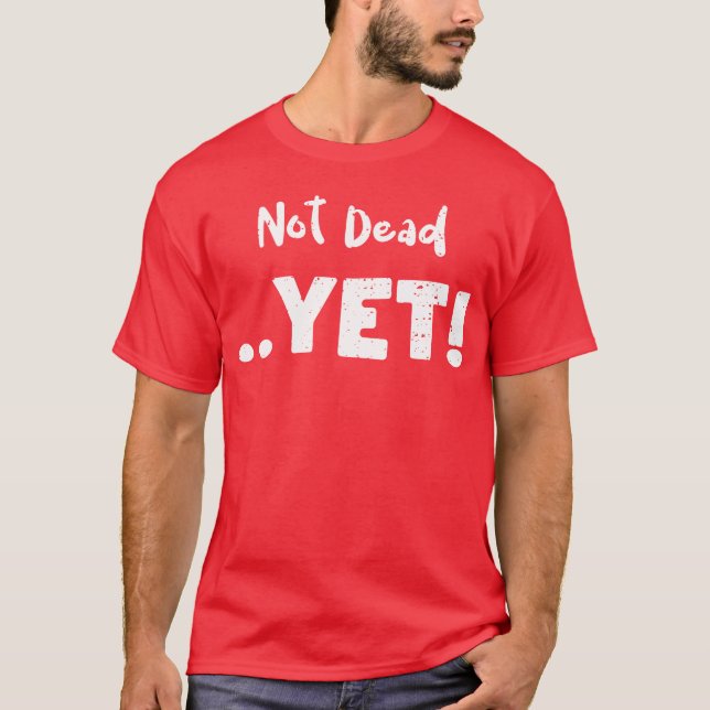 Djur som inte är döda än t shirt (Framsida)