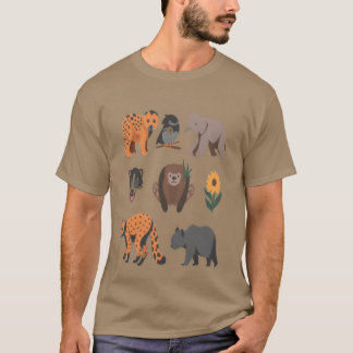Djur som inte förtjänar att gå ur tiden flicka t shirt