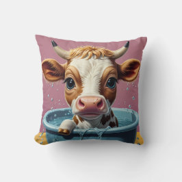 Djur som tar en bath-funny kudde