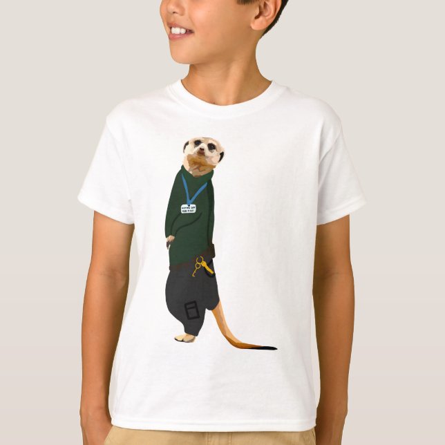 Djur som Zookeepers T Shirt (Framsida)
