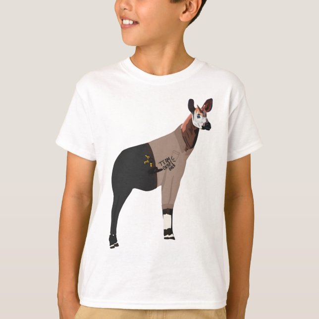 Djur som Zookeepers T Shirt (Framsida)