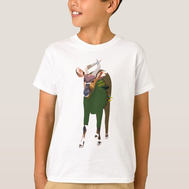 Djur som Zookeepers T Shirt (Framsida)