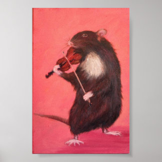 djur, söta, djur, vattenfärg, roligt, natur, poster