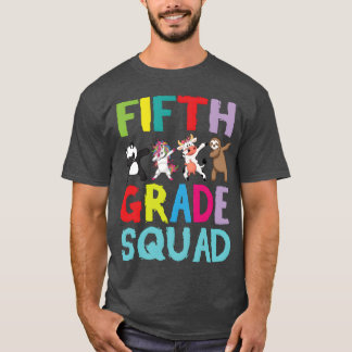 Djur Studenter Dabbar Backo Skola Femte retro T Shirt