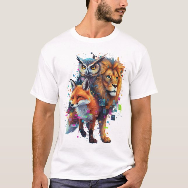 djur t shirt (Framsida)
