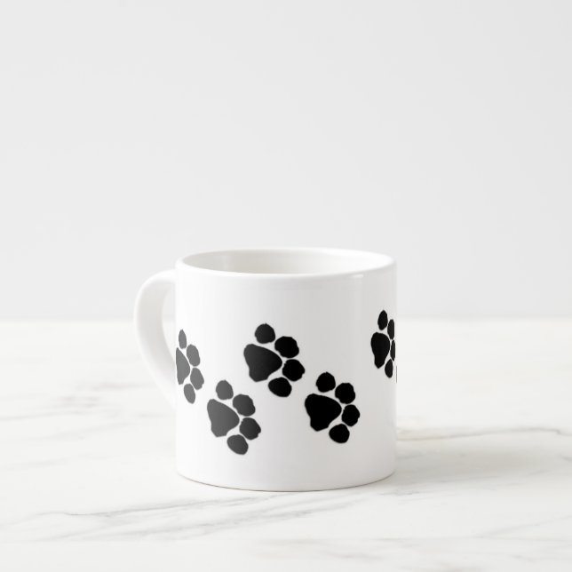 Djur tass avtryck espressomugg (Framsida vänster)