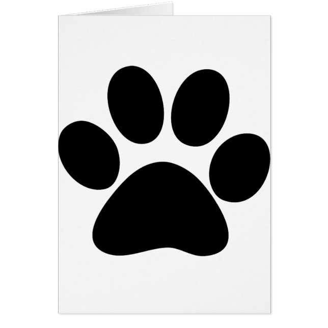 Djur tass hälsningskort (Framsidan)