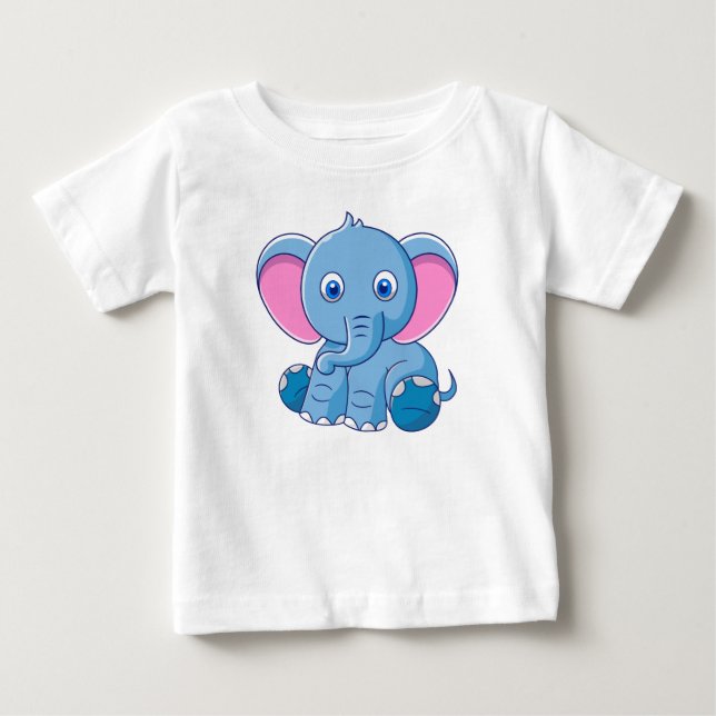 Djur tecknad illustration t shirt (Framsida)