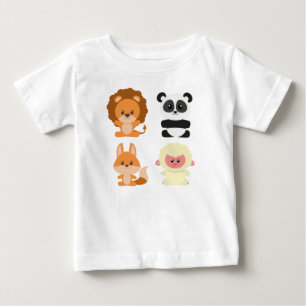 djur, tecknader, lejona bilder t shirt