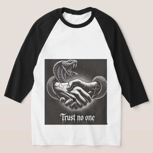 Djur Trust No One Grafisk T-Shirt (Laydown)