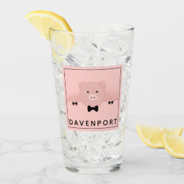 Djur vid Rosa och vid Finare vid Gris Cute Farm An Glaskopp