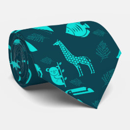 Djur Zoo Vilda djur Mönster Necktie Slips