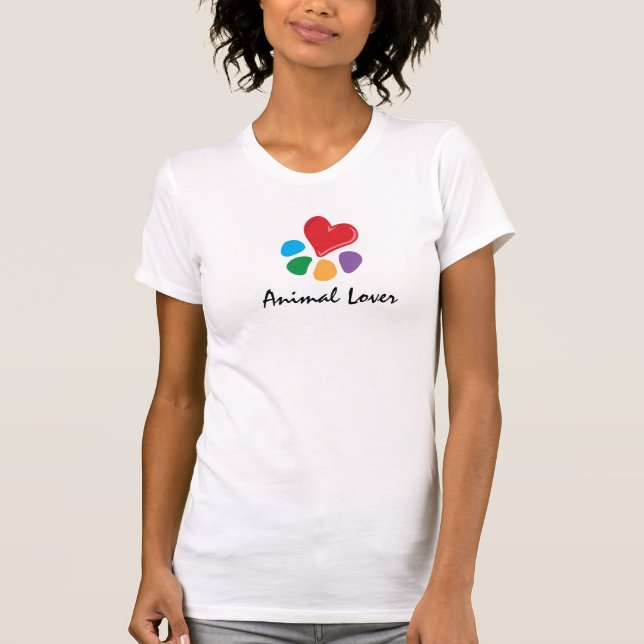 Djura Lover_Heart-Paw T Shirt (Framsida)
