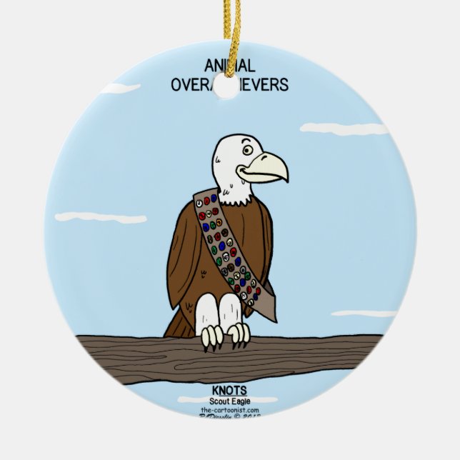Djura Overachievers Julgransprydnad Keramik (Framsidan)