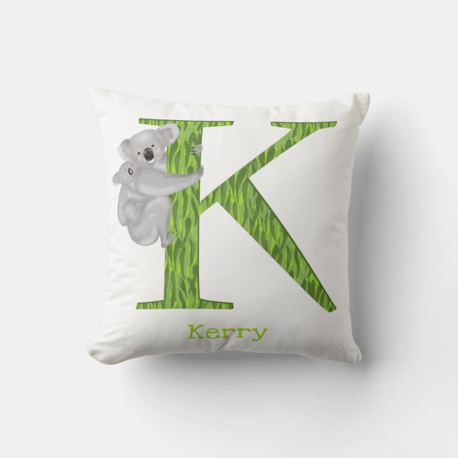 DjurABC K är avsett för koala cushion Kudde (Framsida)