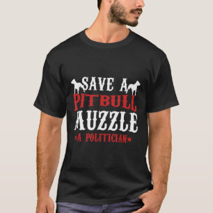 Djuraktivist Pitbull Älskare Hundägare Spara A Pit T Shirt