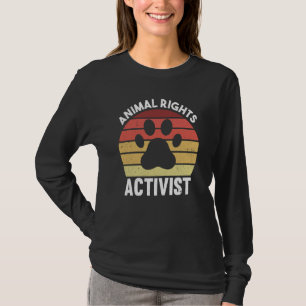 Djuraktivist Rädda Djur Bevarande Rättigheter T Shirt