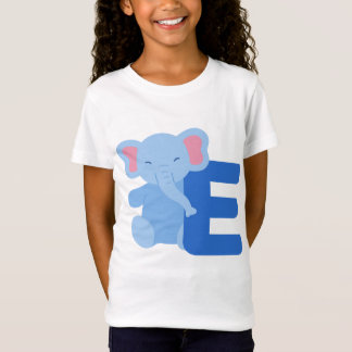 Djuralfabet E för elefant T Shirt