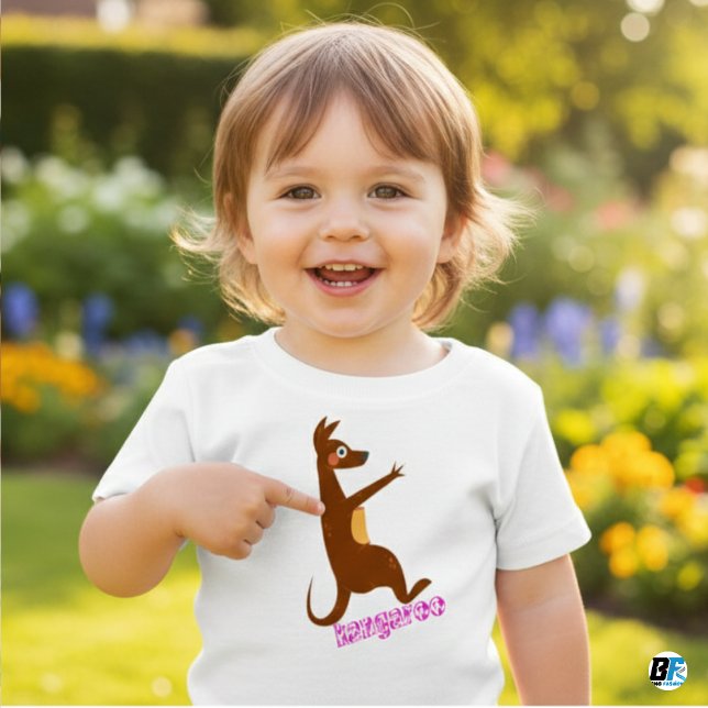 Djuralfabet K för Kangaroo T Shirt (Skapare uppladdad)