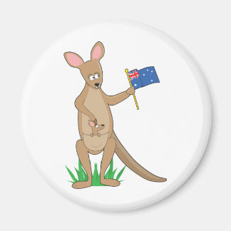 Djuralfabet Kangaroo Magnet