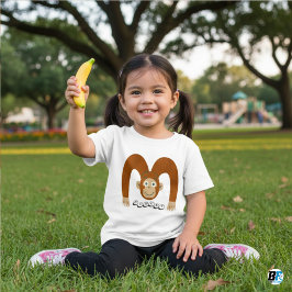 Djuralfabet M för apa T Shirt