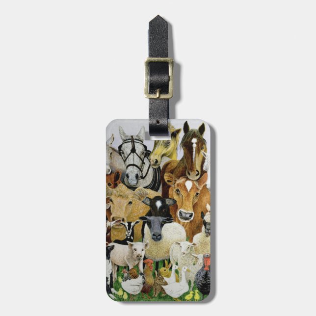 Djurallat Bagagebricka (Vertikal Framsida)