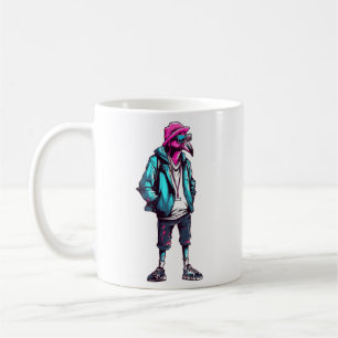 Djurälskare Flamingo Modepresent Gift Kaffemugg