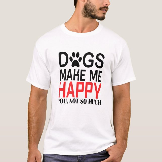 Djurälskare för hund och marionettfunktion t shirt (Framsida)