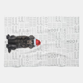 Djurälskare Helgdag Newfoundland Hund jul Kökshandduk