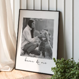 Djurälskare Hund Mamma eller Hund Personlig Messag Poster