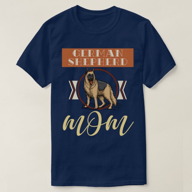 Djurälskare Hund Mors dag T Shirt (Design framsida)