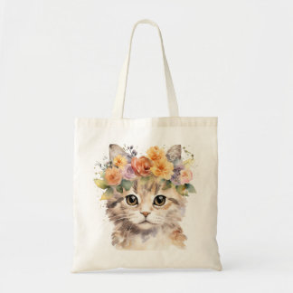 djurälskare, kattformal, Tote Bag Tygkasse