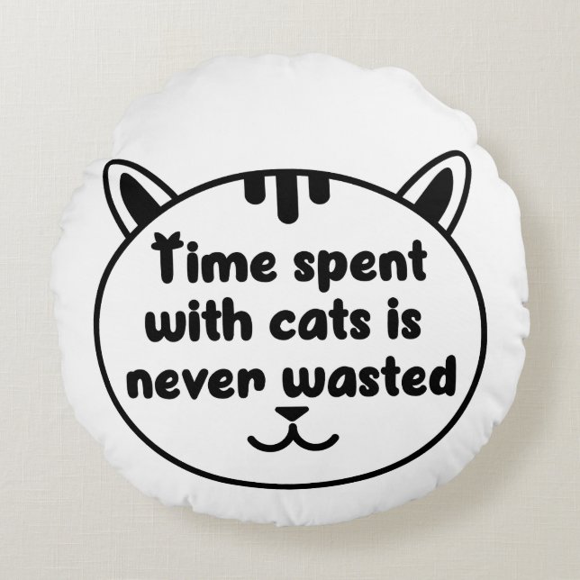 Djurälskare Rund Kudde (Framsidan)