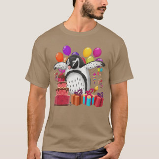 Djurälskare zoo djur födelsedagspresent pingvin ro t shirt