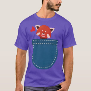 Djurälskare Zoo Djur Gåva Fick Röd Panda frie T Shirt