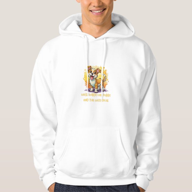 Djurälskarnas utformning hoodie (Framsida)