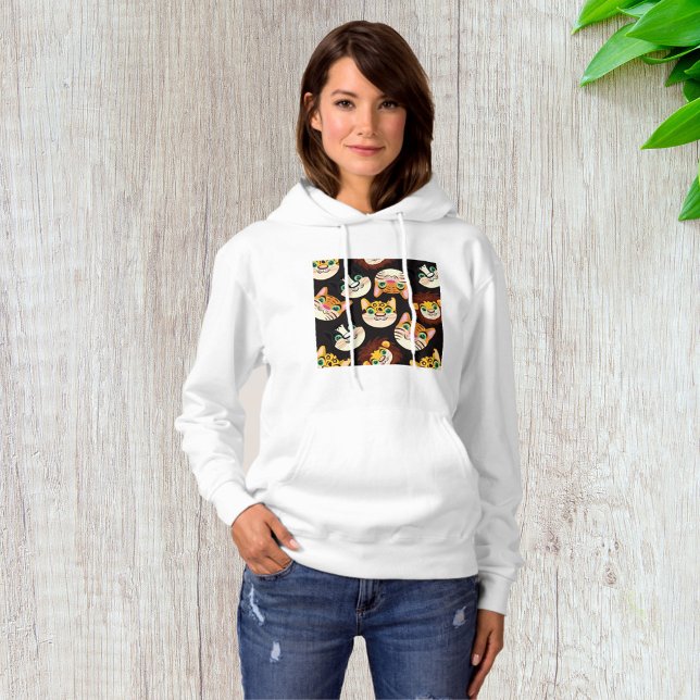 Djuransikten Mönster Katter Lejon Hundar T Shirt (Skapare uppladdad)
