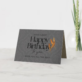 Djurarv Kanarieöarna Bird Anpassningsbar Birthday  Kort