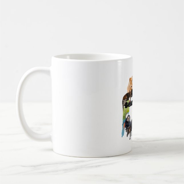 Djurbeteende Kaffemugg (Vänster)