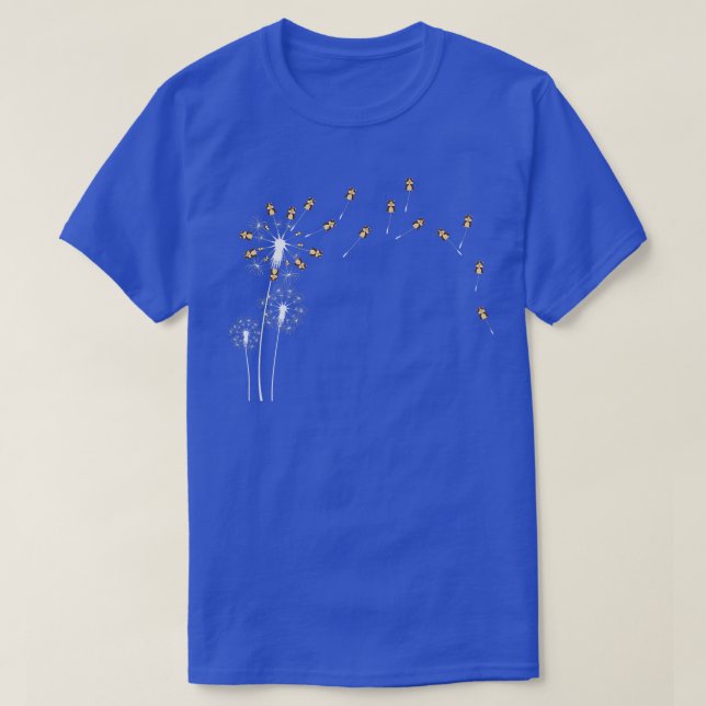 Djurblommans växt Dandelion Guinea Gris T Shirt (Design framsida)