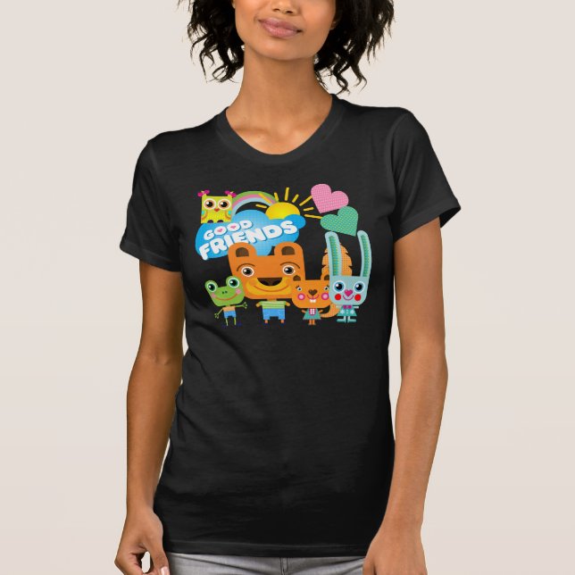 Djurbravänner T-shirt (Framsida)