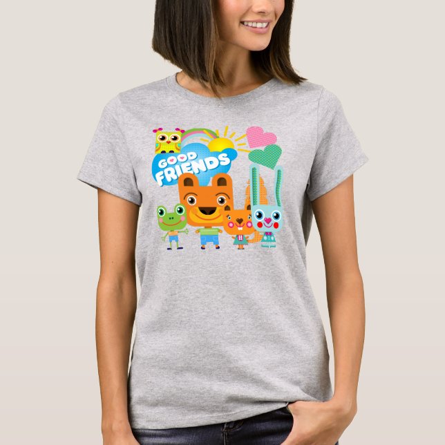 Djurbravänner T Shirt (Framsida)