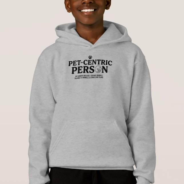 Djurcentrerad person t shirt (Framsida)