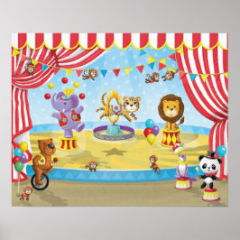 Djurcirkus Poster