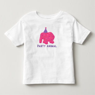 Djurcookie Födelsedagsfest Småbarn T-Shirt
