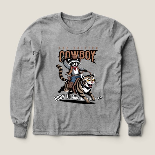 Djurcowboyen (Lt. mode) | Barn T Shirt (Design framsida)
