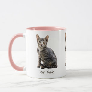Djurdesign för katter Vintage Porträtt Pet Tomcat Mugg